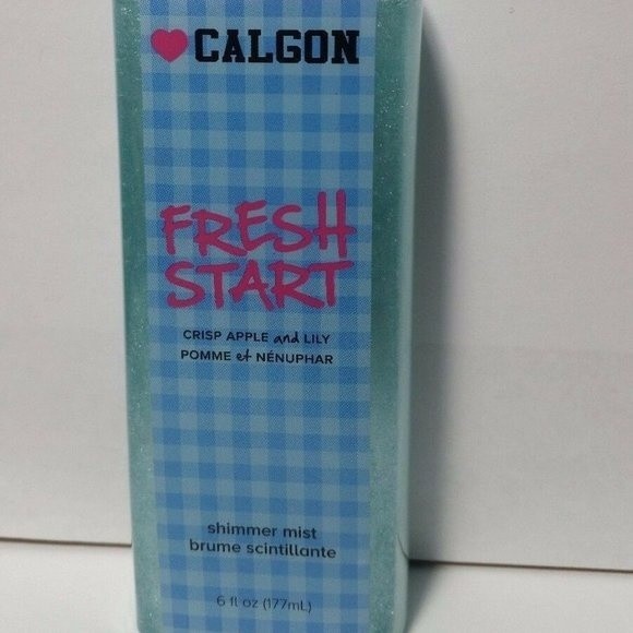 5 Calgon Fresh Start Shimmer Mist Spray Apple Lily